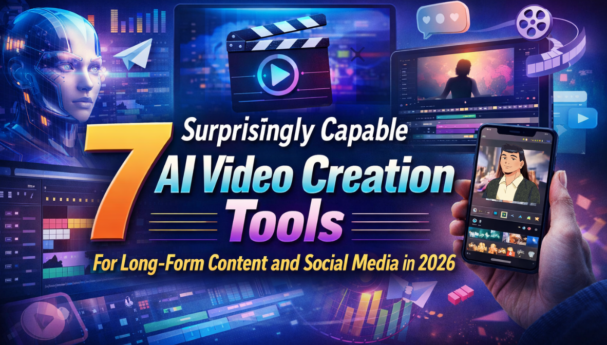 7 Surprisingly Capable AI Video Creation Tools for Long-Form Content and Social Media in 2026