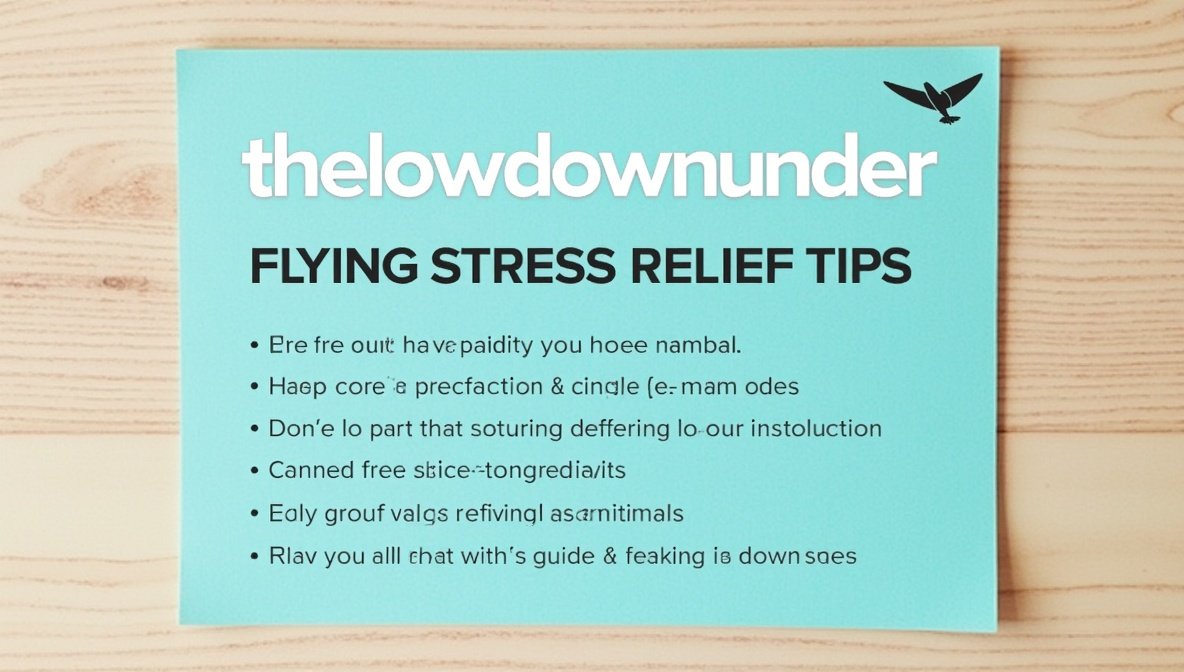 flying stress relief tips thelowdownunder: Complete Guide to Anxiety-Free Air Travel